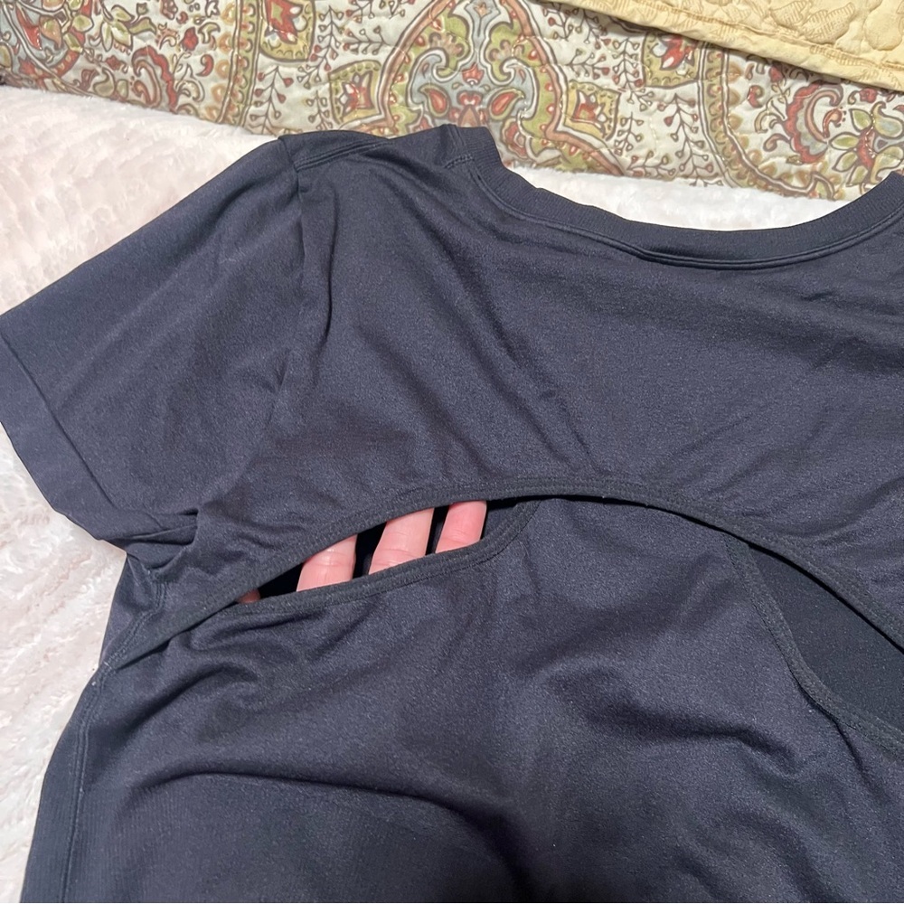 JoyLab Athletic Black Racerback Tee - Picture 7 of 7